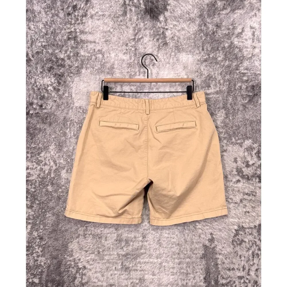 Flint and Tinder Shorts 32 Mens Khaki Chino Cotton Twill 7
